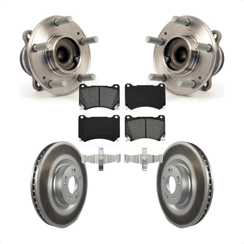 Transit Auto KBB-104128 Wheel Bearing and Hub Assembly for 2011-2014 Hyundai Genesis, Hyundai Equus - Front product image
