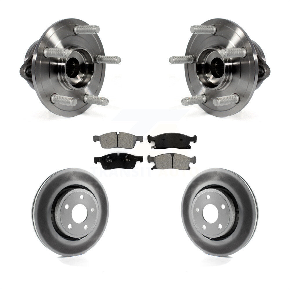 Transit Auto KBB-104184 Wheel Bearing and Hub Assembly for 2011-2024 Jeep Grand Cherokee WK, Dodge Durango, Jeep Grand Cherokee - Front product image
