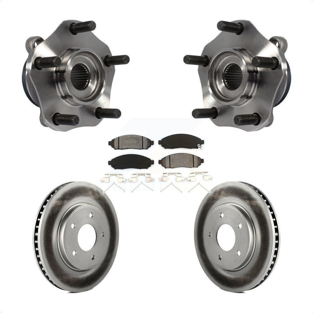 Transit Auto KBB-104234 Wheel Bearing and Hub Assembly for 2013-2021 Nissan NV200, Chevrolet City Express, Nissan LEAF - Front product image