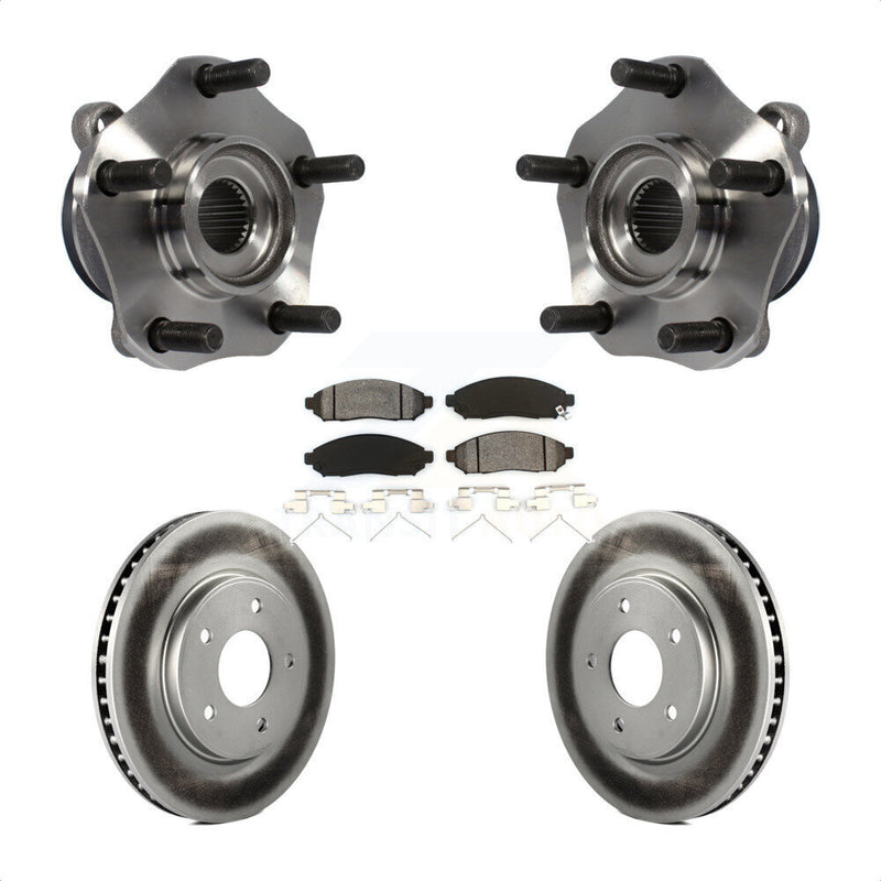 Transit Auto KBB-104234 Wheel Bearing and Hub Assembly for 2013-2021 Nissan NV200, Chevrolet City Express, Nissan LEAF - Front product image