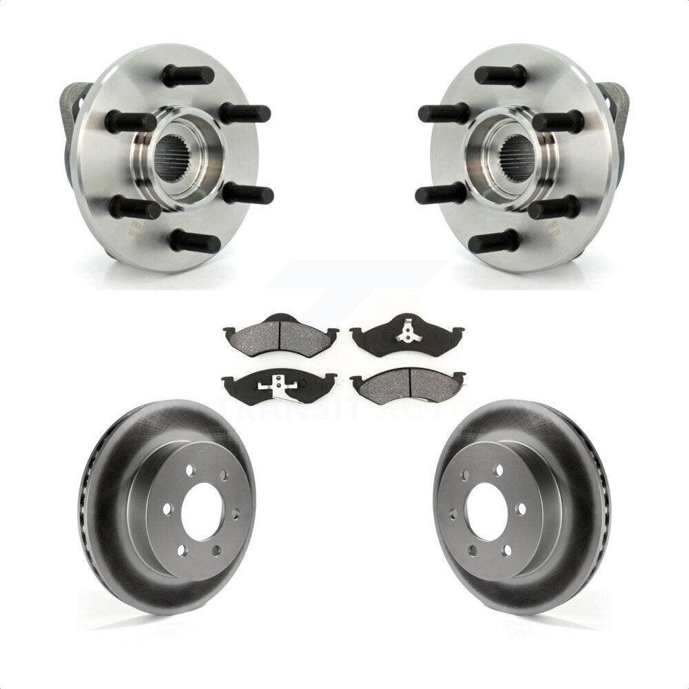 Transit Auto KBB-104250 Wheel Bearing and Hub Assembly for 1998-1999 Dodge Dakota, Dodge Durango - Front product image