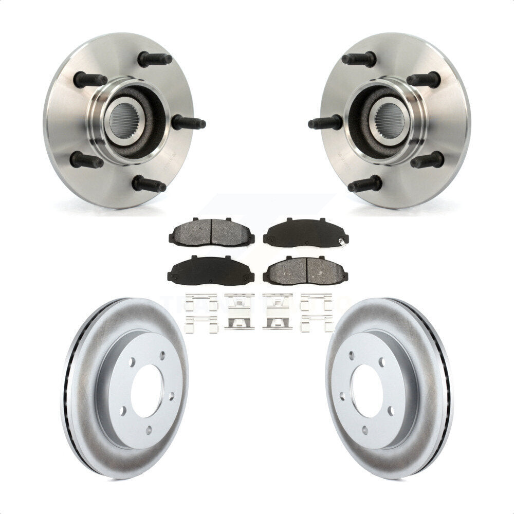 Transit Auto KBB-104255 Wheel Bearing and Hub Assembly for 1997-2000 Ford F-150 - Front product image