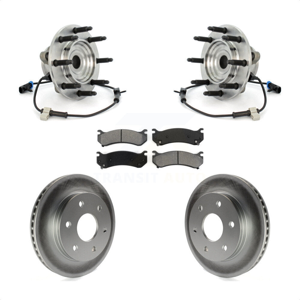 Transit Auto KBB-104282 Wheel Bearing and Hub Assembly for 2001-2007 GMC Sierra 1500 Classic, Chevrolet Silverado 1500, GMC Sierra 1500 - Front product image