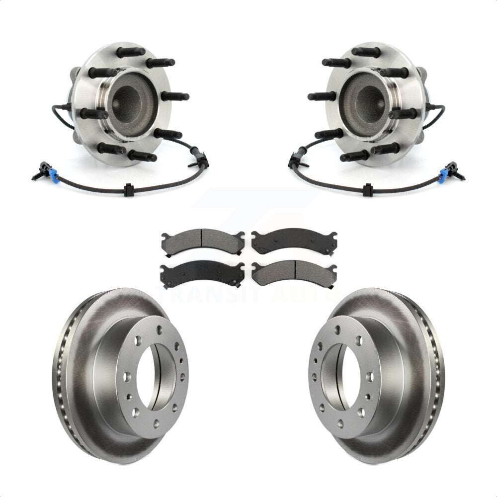 Transit Auto KBB-104287 Wheel Bearing and Hub Assembly for 2009-2015 Chevrolet Express 4500, GMC Savana 4500 - Front product image
