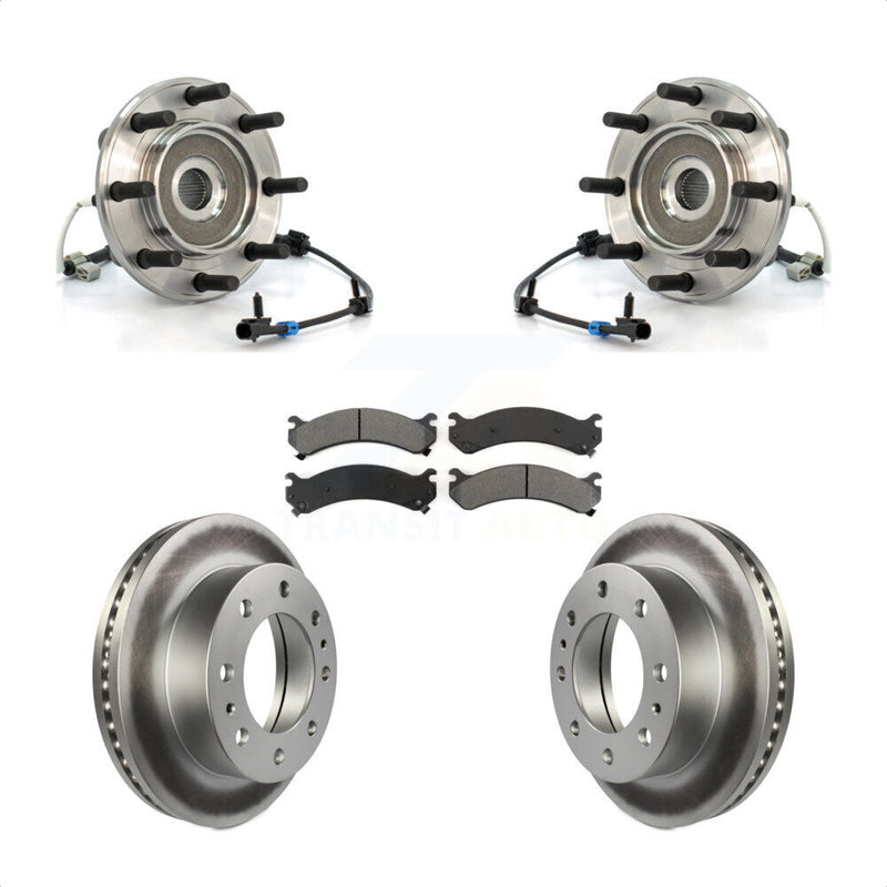 Transit Auto KBB-104319 Wheel Bearing and Hub Assembly for 2001-2007 GMC Sierra 3500 Classic, Chevrolet Silverado 3500, GMC Sierra 3500 - Front product image