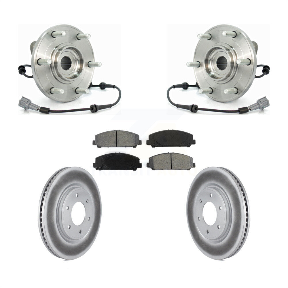 Transit Auto KBB-104352 Wheel Bearing and Hub Assembly for 2008-2012 Nissan Armada, Nissan TITAN, INFINITI QX56 - Front product image