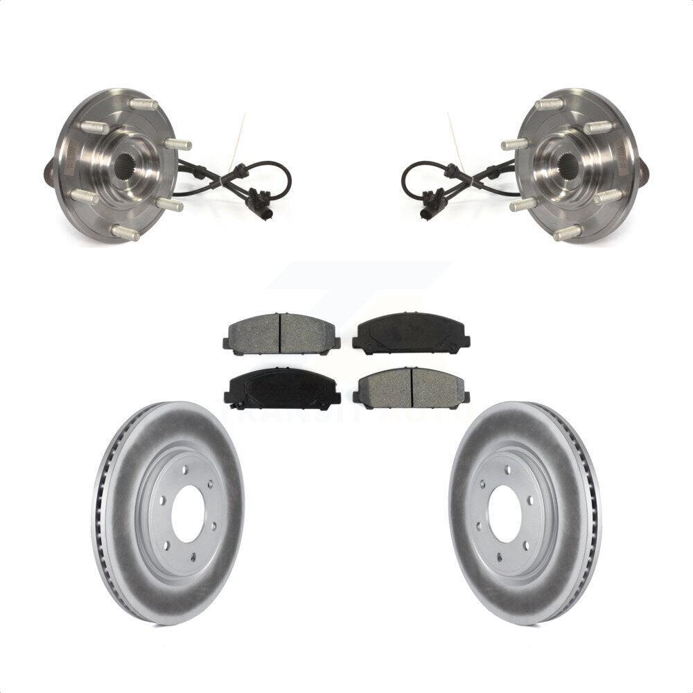 Transit Auto KBB-104375 Wheel Bearing and Hub Assembly for 2012-2015 Nissan Armada, Nissan TITAN - Front product image