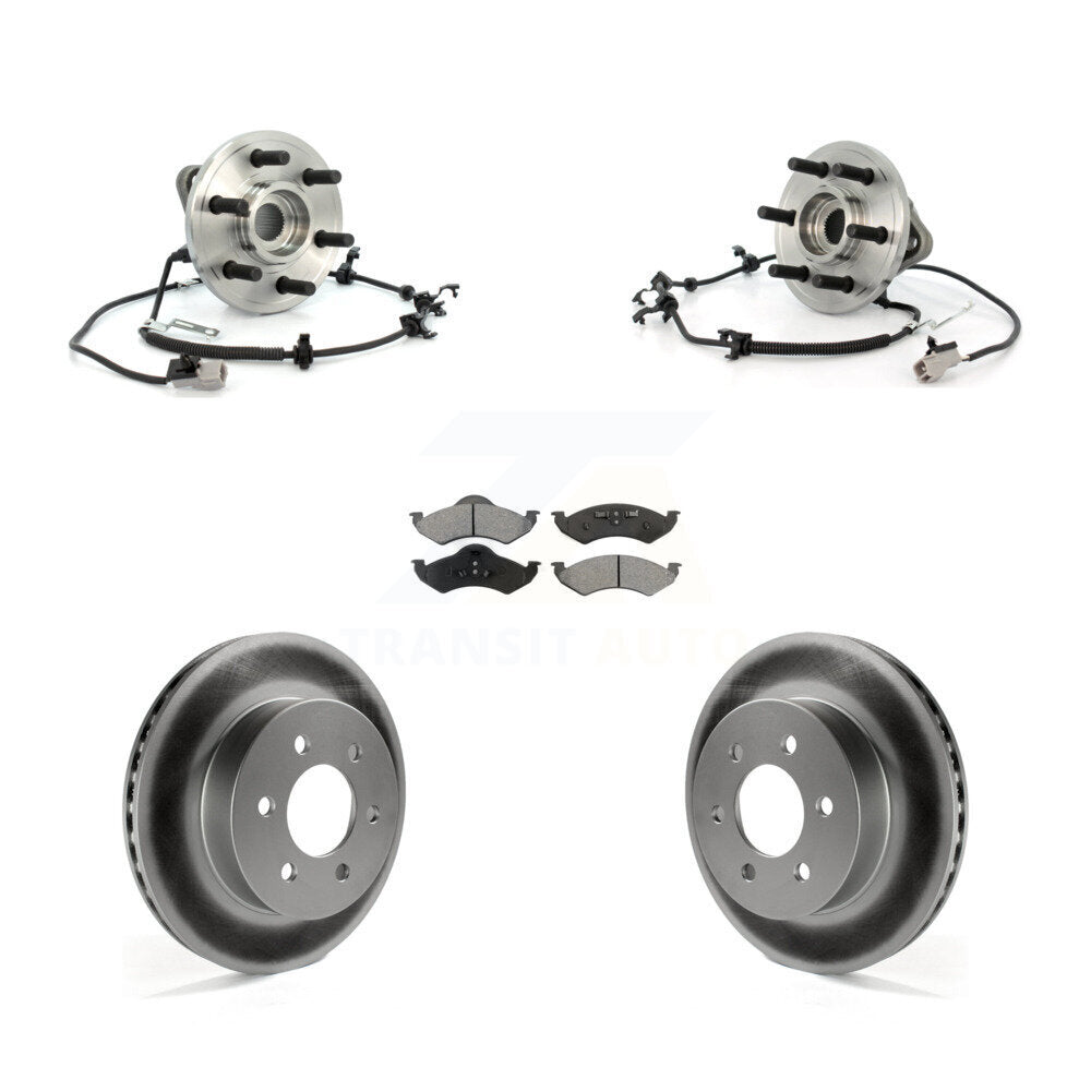 Transit Auto KBB-104389 Wheel Bearing and Hub Assembly for 2000-2002 Dodge Dakota, Dodge Durango - Front product image