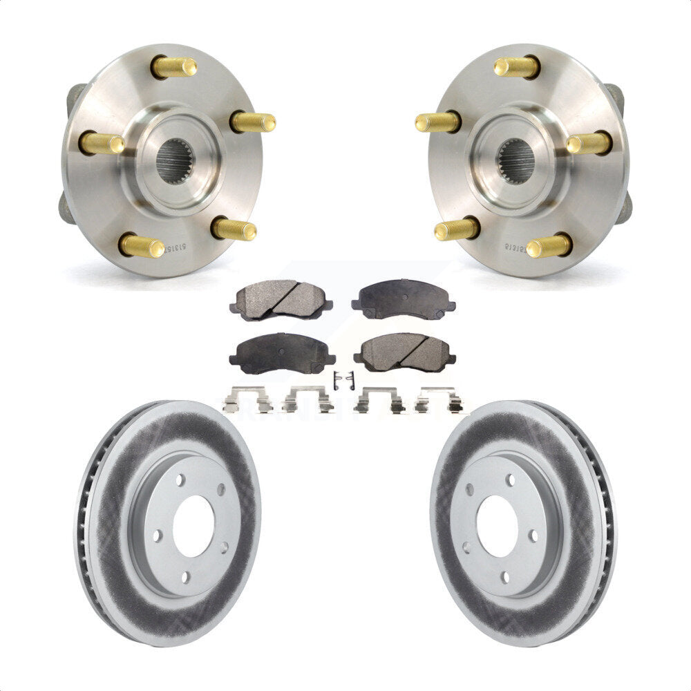 Transit Auto KBB-104462 Wheel Bearing and Hub Assembly for 2001-2009 Mitsubishi Galant, Mitsubishi Eclipse, Chrysler Sebring & more - Front product image