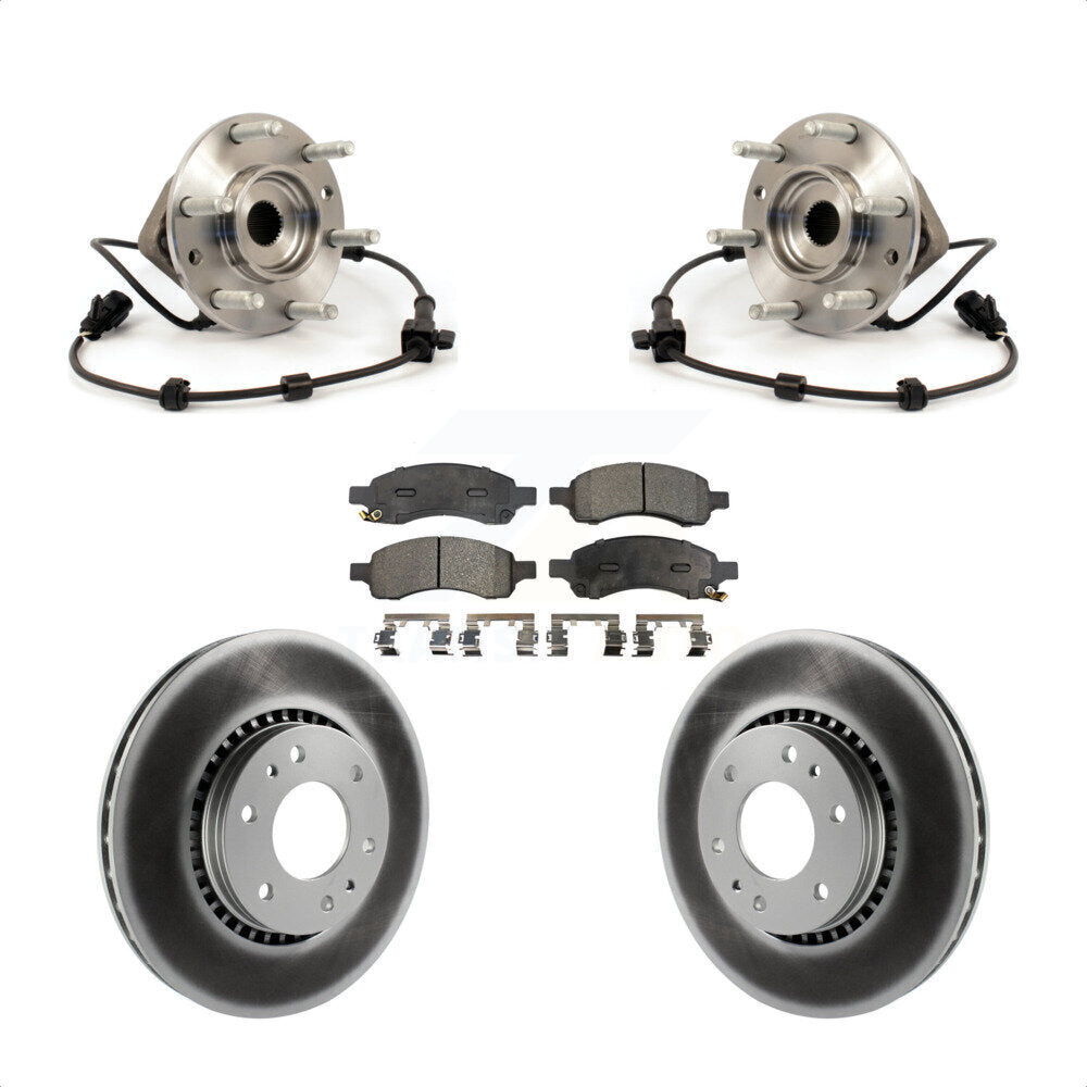 Transit Auto KBB-104475 Wheel Bearing and Hub Assembly for 2006-2009 GMC Envoy, Saab 9-7x, Buick Rainier & more - Front product image