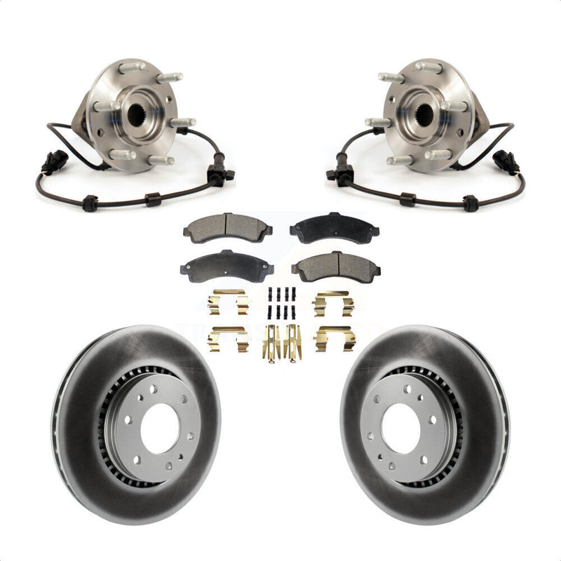 Transit Auto KBB-104476 Wheel Bearing and Hub Assembly for 2002-2006 Isuzu Ascender, GMC Envoy, Saab 9-7x & more - Front product image