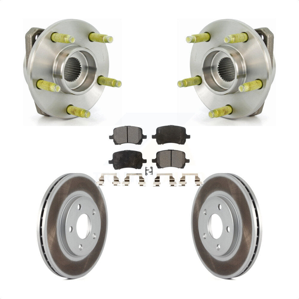 Transit Auto KBB-104514 Wheel Bearing and Hub Assembly for 2006-2007 Chevrolet Malibu, Pontiac G6 - Front product image