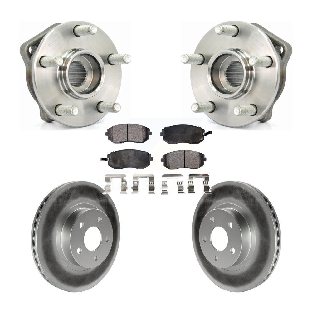 Transit Auto KBB-104519 Wheel Bearing and Hub Assembly for 2005-2010 Subaru Impreza, Subaru Legacy - Front product image