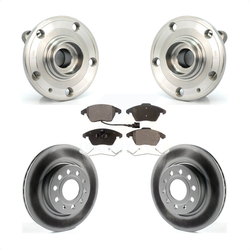 Transit Auto KBB-104556 Wheel Bearing and Hub Assembly for 2011-2013 Volkswagen GTI, Audi A3 Quattro - Front product image