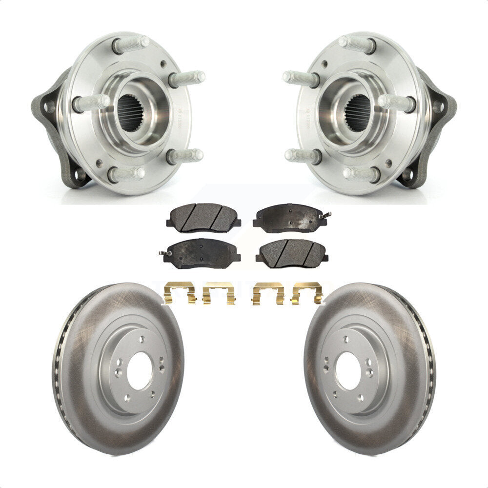 Transit Auto KBB-104591 Wheel Bearing and Hub Assembly for 2013-2015 Hyundai Santa Fe, Hyundai Santa Fe XL - Front product image