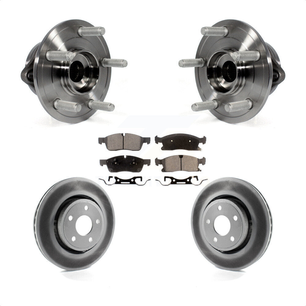 Transit Auto KBB-104678 Wheel Bearing and Hub Assembly for 2011-2024 Jeep Grand Cherokee WK, Dodge Durango, Jeep Grand Cherokee - Front product image