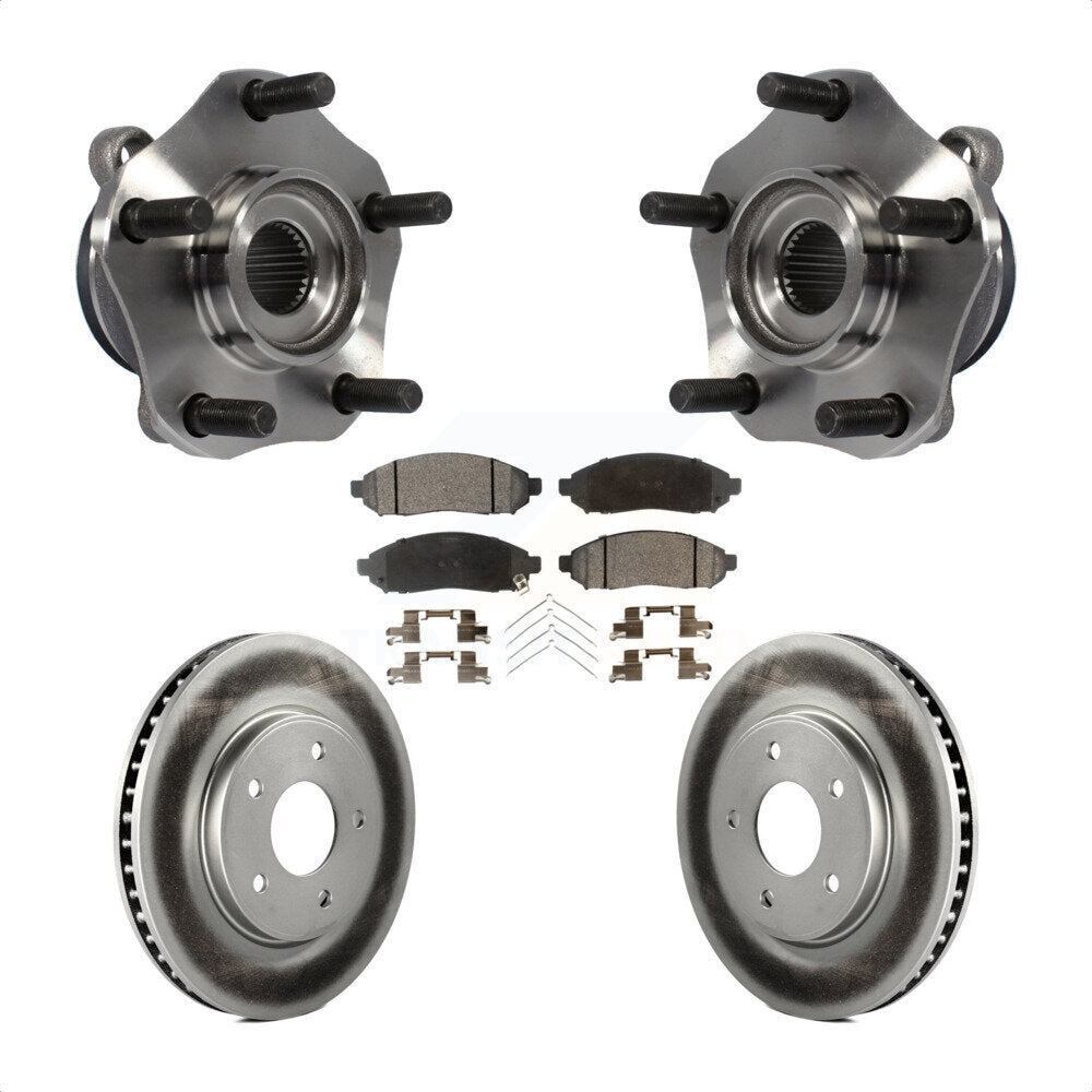 Transit Auto KBB-104731 Wheel Bearing and Hub Assembly for 2013-2021 Nissan NV200, Chevrolet City Express, Nissan LEAF - Front product image