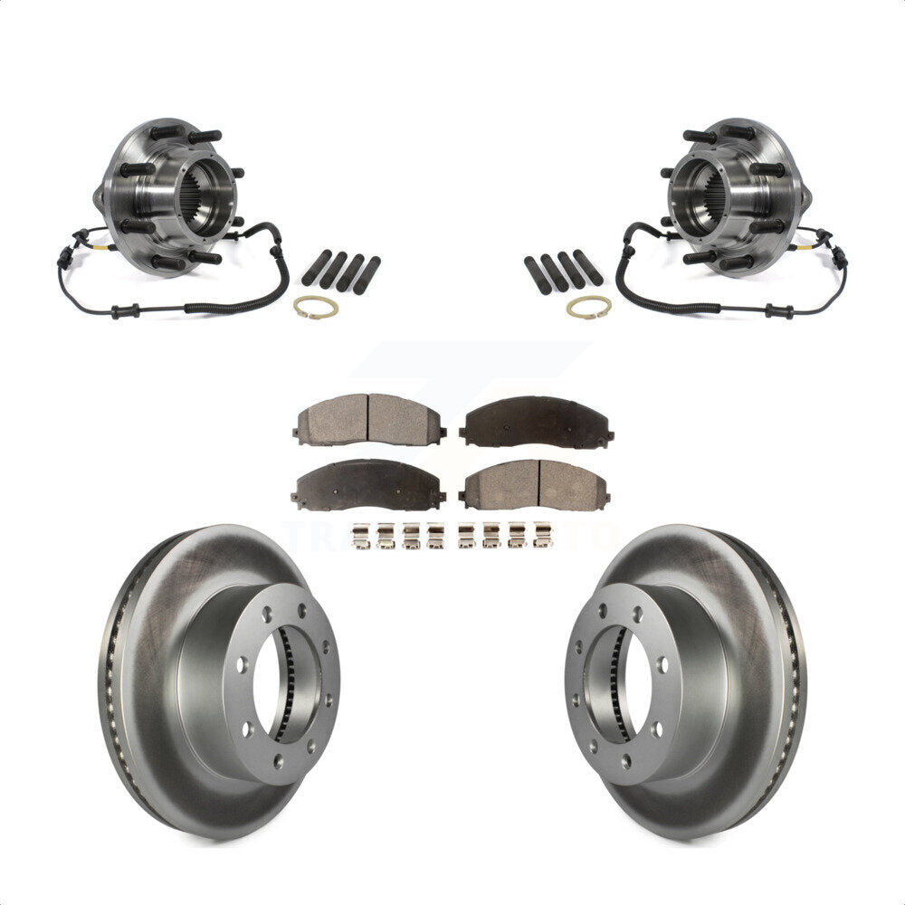 Transit Auto KBB-104860 Wheel Bearing and Hub Assembly for 2014 Ford F-350 Super Duty - Front product image