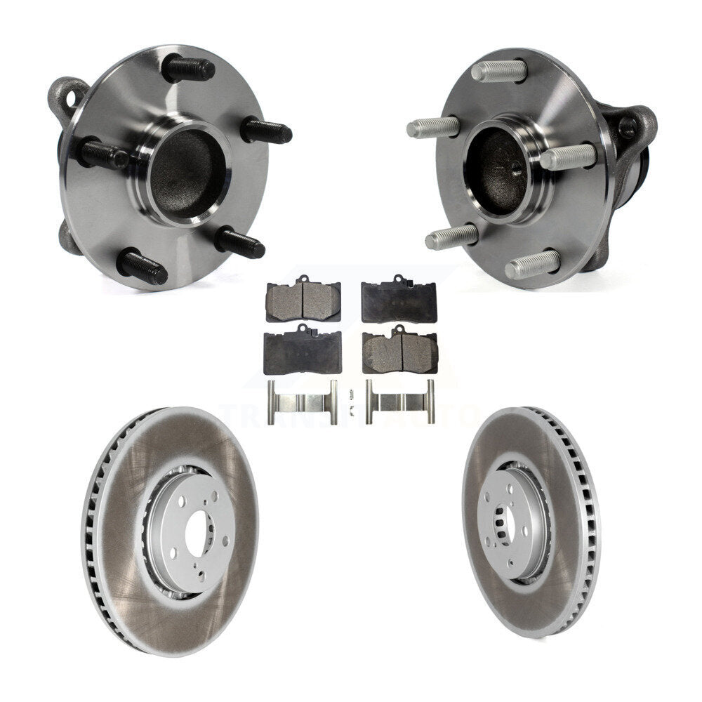Transit Auto KBB-104887 Wheel Bearing and Hub Assembly for 2006-2013 Lexus IS350, Lexus GS350, Lexus GS450h & more - Front product image