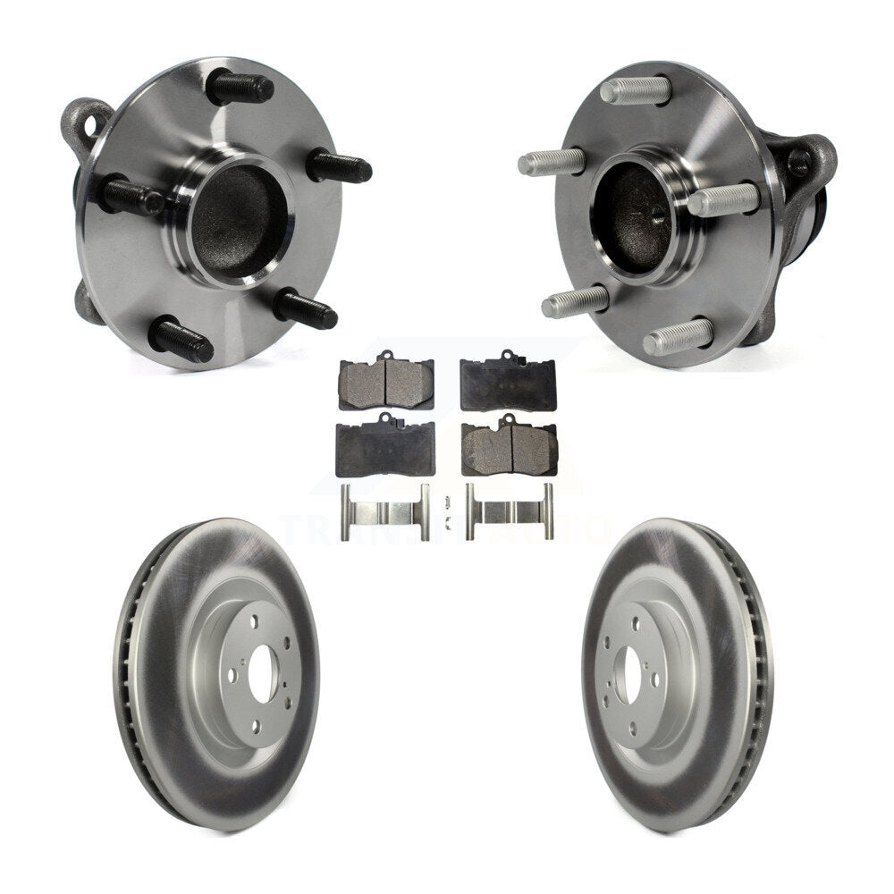 Transit Auto KBB-104890 Wheel Bearing and Hub Assembly for 2009-2015 Lexus IS350, Lexus GS350, Lexus GS450h & more - Front product image
