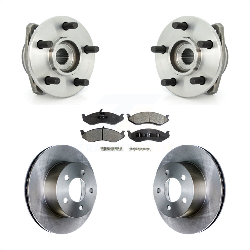Transit Auto KBB-104938 Wheel Bearing and Hub Assembly for 1990-1999 Jeep TJ, Jeep Cherokee, Jeep Wrangler & more - Front product image