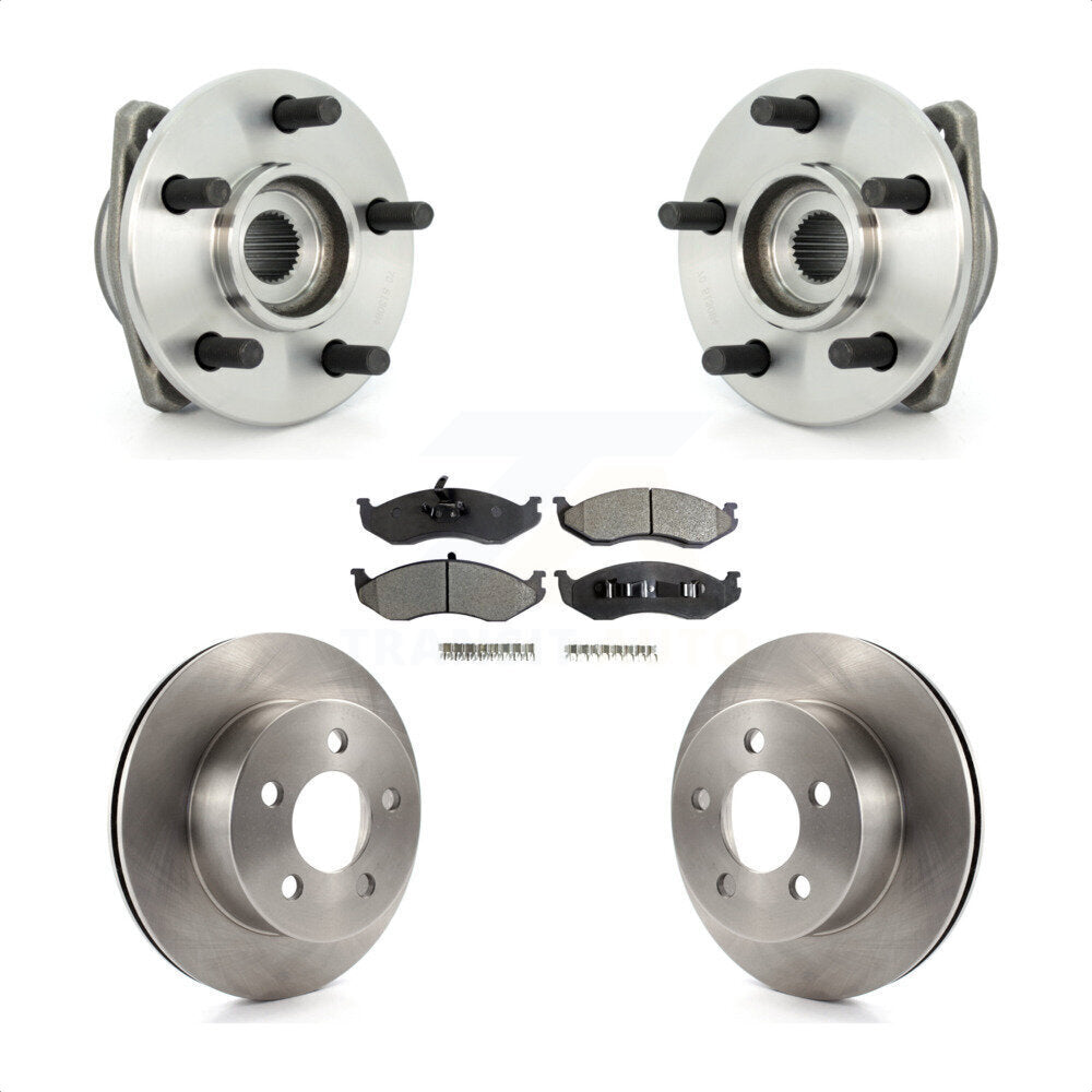 Transit Auto KBB-104940 Wheel Bearing and Hub Assembly for 1993-1999 Jeep TJ, Jeep Grand Wagoneer - Front product image