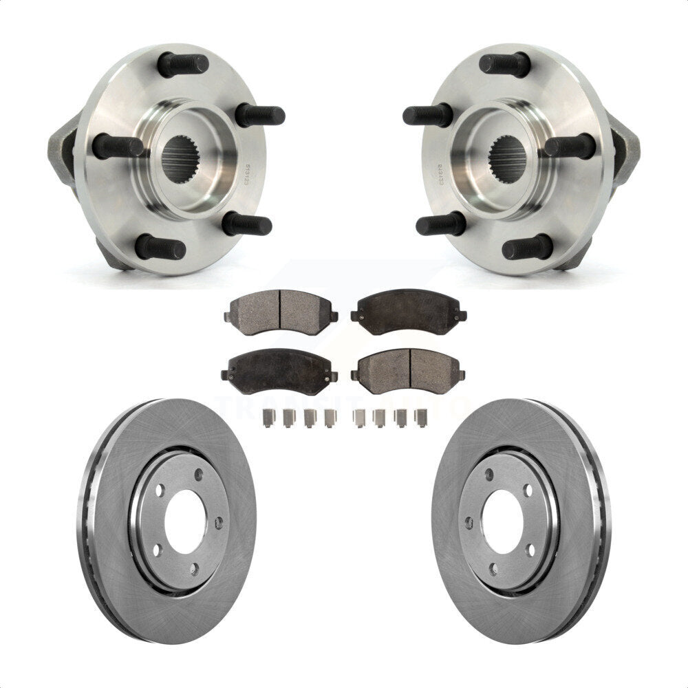 Transit Auto KBB-104967 Wheel Bearing and Hub Assembly for 2001-2007 Dodge Caravan, Chrysler Town & Country, Chrysler Voyager & more - Front product image