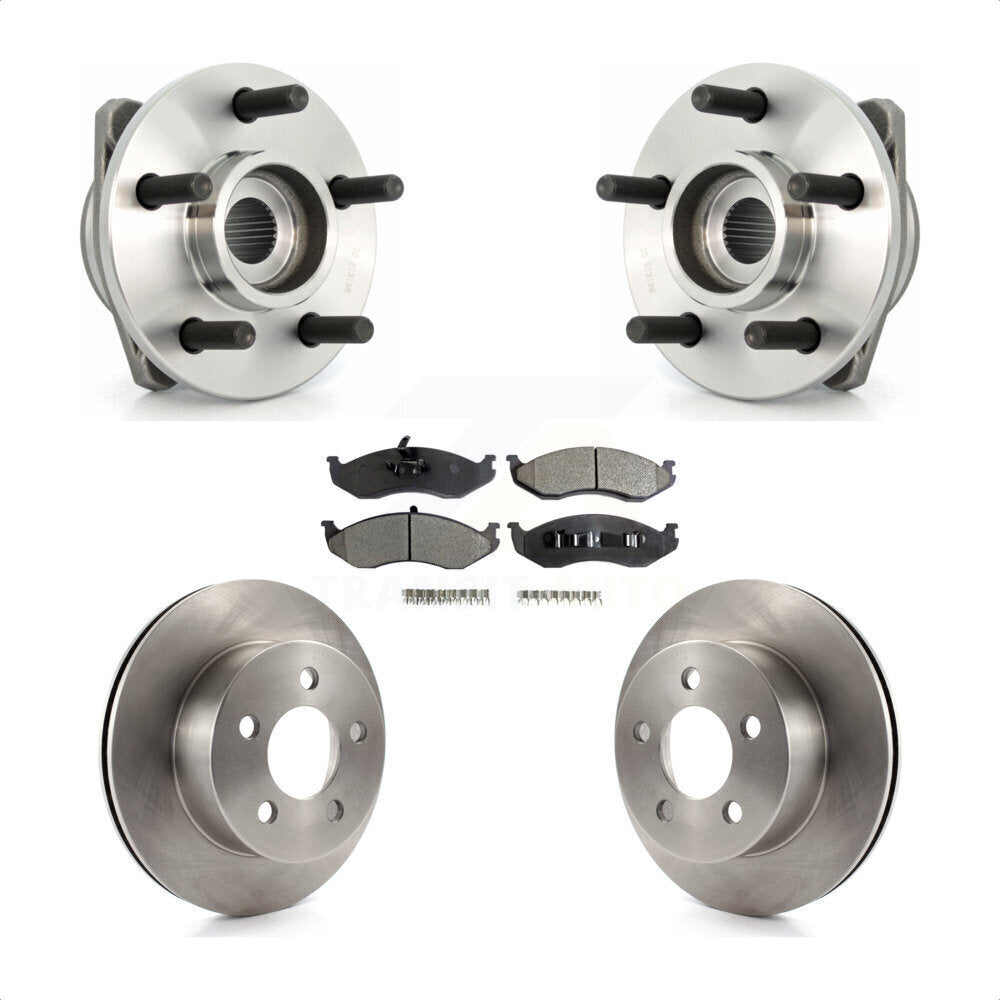 Transit Auto KBB-104983 Wheel Bearing and Hub Assembly for 2000-2006 Jeep Cherokee, Jeep TJ, Jeep Wrangler - Front product image