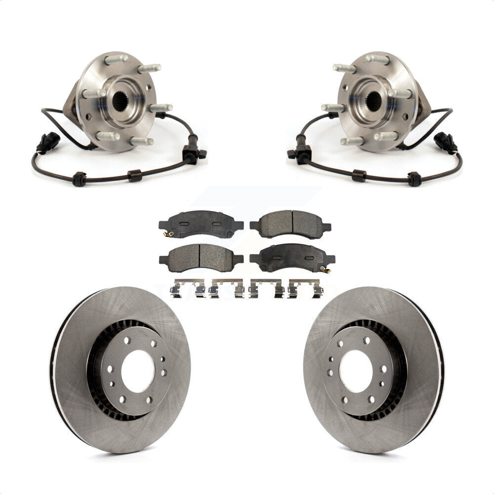 Transit Auto KBB-105002 Wheel Bearing and Hub Assembly for 2006-2009 GMC Envoy, Saab 9-7x, Buick Rainier & more - Front product image