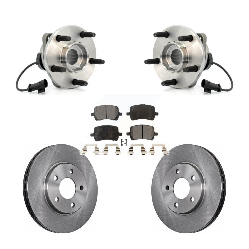 Transit Auto KBB-105037 Wheel Bearing and Hub Assembly for 2004-2008 Chevrolet Malibu, Pontiac G6 - Front product image