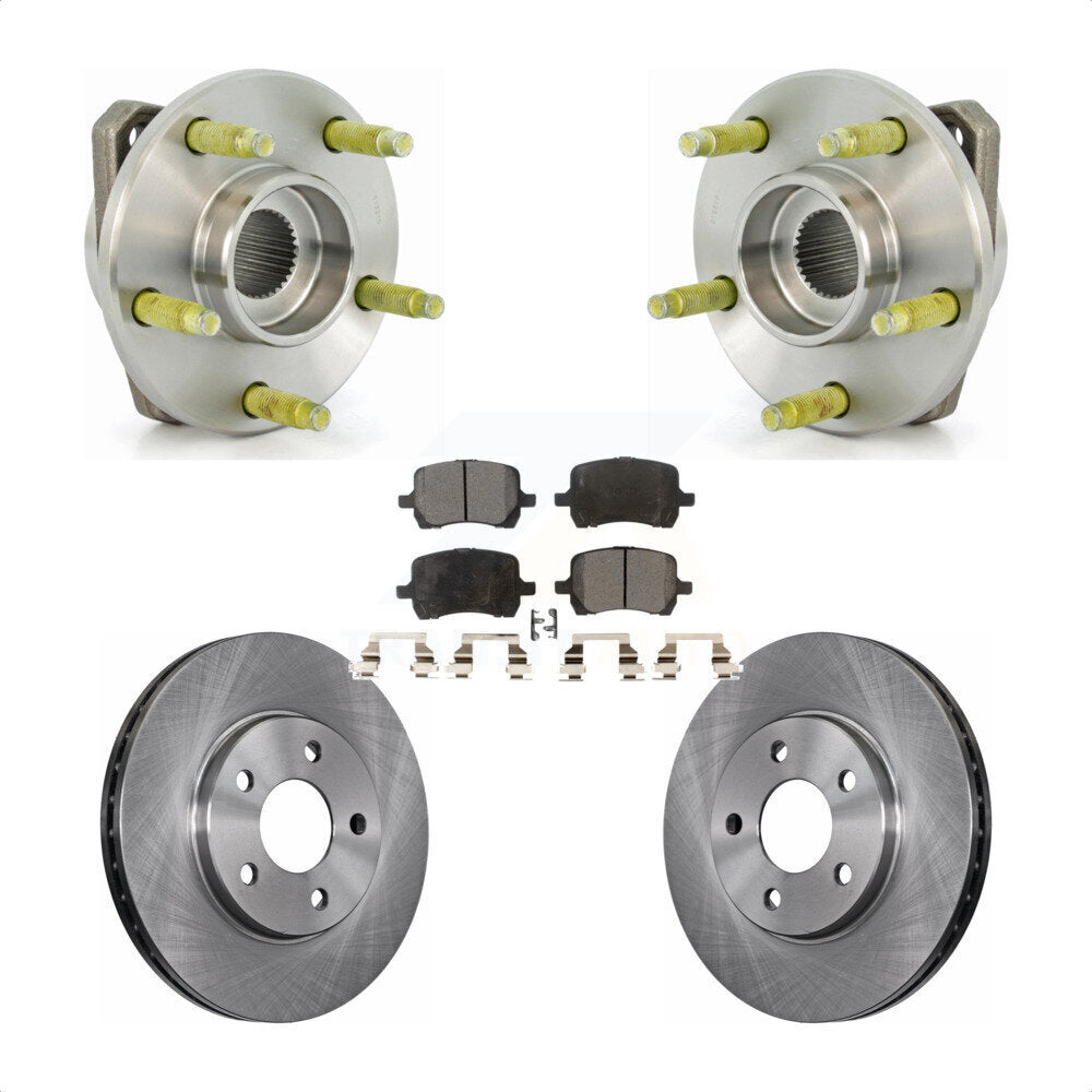 Transit Auto KBB-105041 Wheel Bearing and Hub Assembly for 2006-2007 Chevrolet Malibu, Pontiac G6 - Front product image