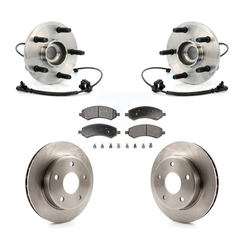 Transit Auto KBB-105067 Wheel Bearing and Hub Assembly for 2005-2011 Ram Dakota, Mitsubishi Raider, Dodge Dakota - Front product image