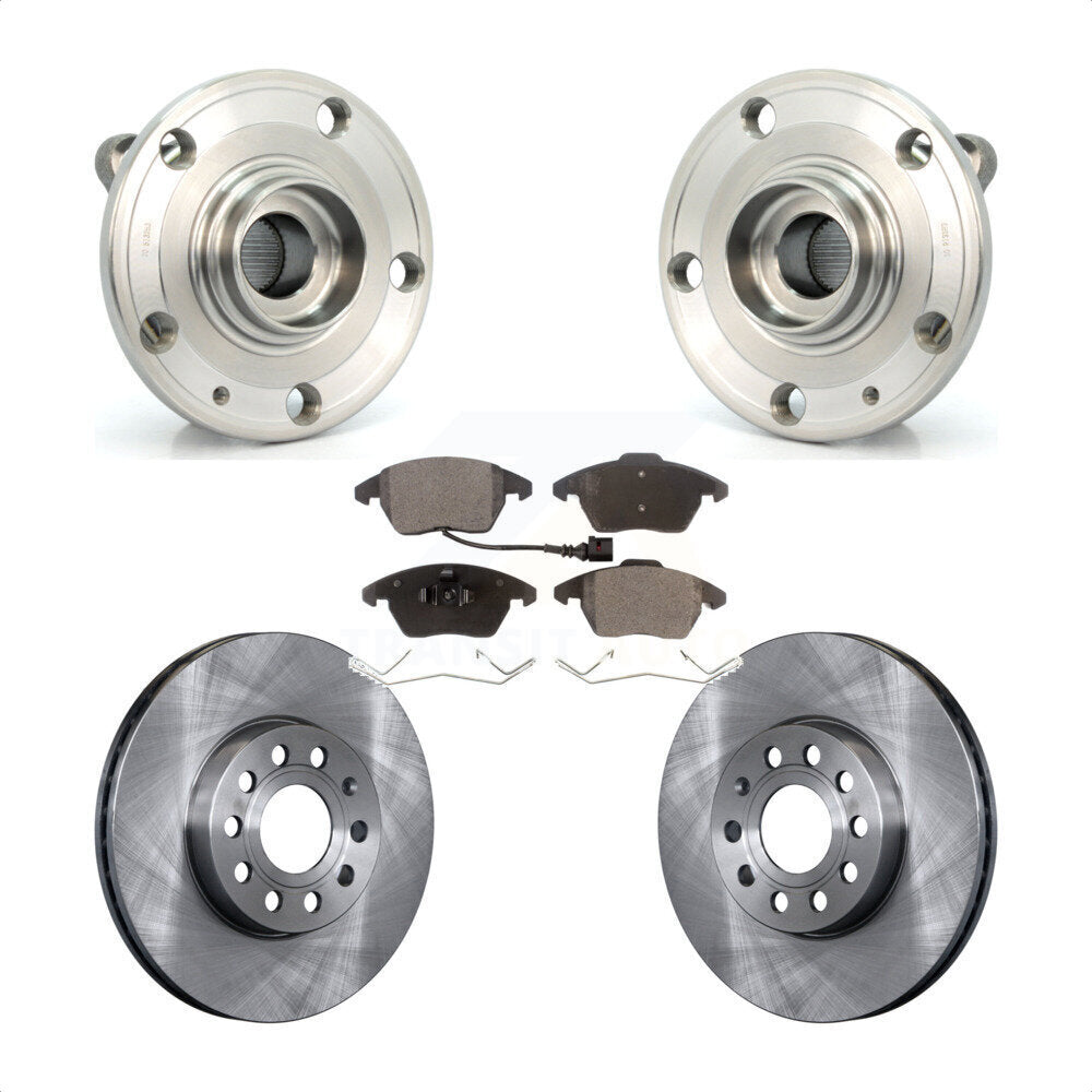Transit Auto KBB-105083 Wheel Bearing and Hub Assembly for 2005-2019 Volkswagen Beetle, Volkswagen Jetta, Volkswagen GTI & more - Front product image
