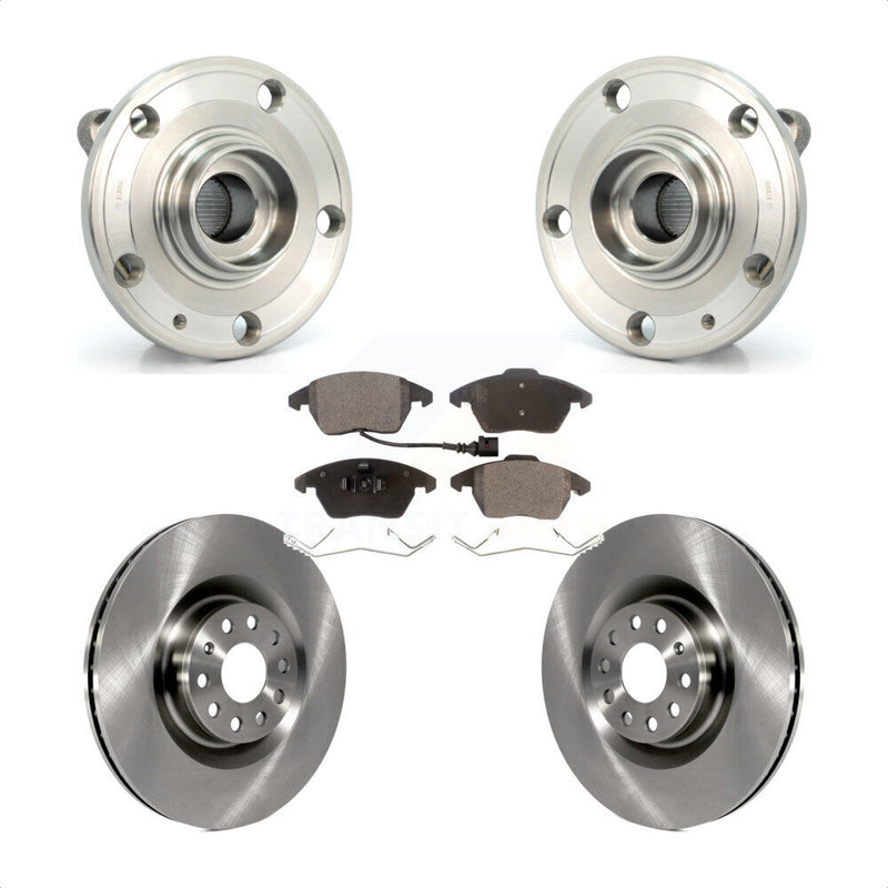 Transit Auto KBB-105084 Wheel Bearing and Hub Assembly for 2009-2013 Volkswagen GTI, Volkswagen CC, Audi A3 Quattro - Front product image