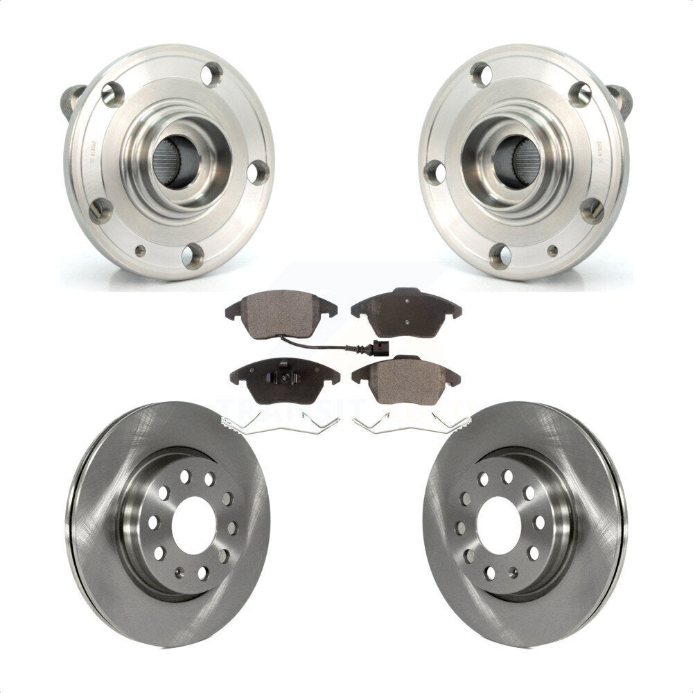 Transit Auto KBB-105085 Wheel Bearing and Hub Assembly for 2011-2013 Volkswagen GTI, Audi A3 Quattro - Front product image