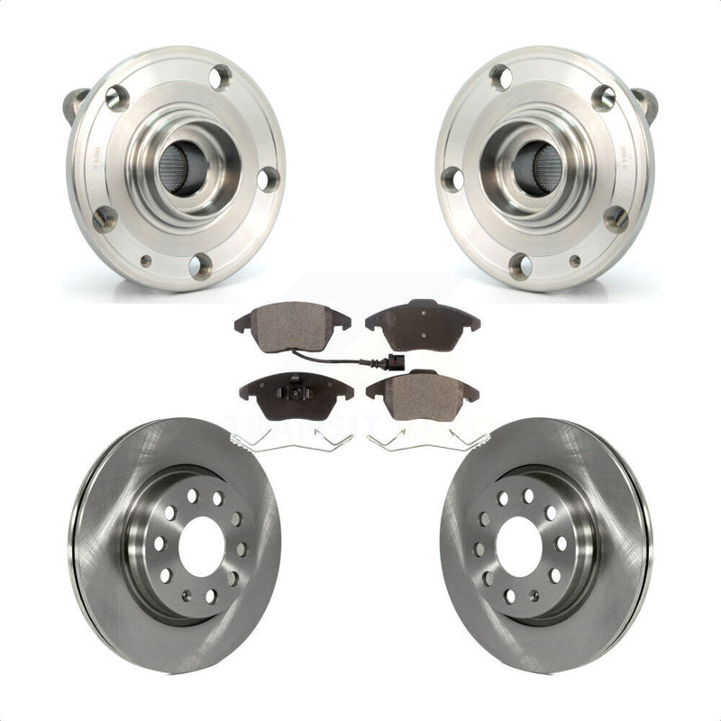 Transit Auto KBB-105085 Wheel Bearing and Hub Assembly for 2011-2013 Volkswagen GTI, Audi A3 Quattro - Front product image