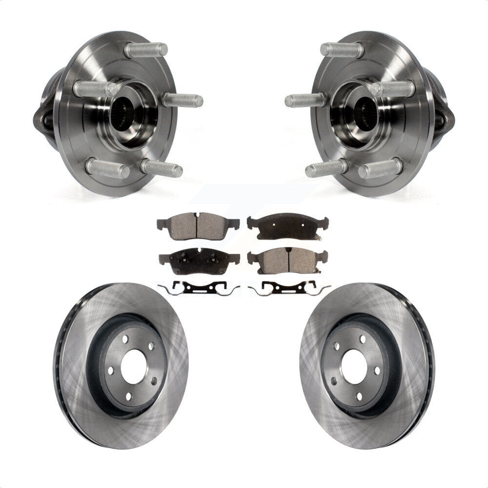 Transit Auto KBB-105212 Wheel Bearing and Hub Assembly for 2011-2024 Jeep Grand Cherokee WK, Dodge Durango, Jeep Grand Cherokee - Front product image