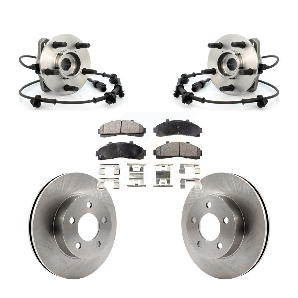 Transit Auto KBB-105291 Wheel Bearing and Hub Assembly for 2000-2002 Ford Ranger, Mazda B3000, Mazda B4000 - Front product image