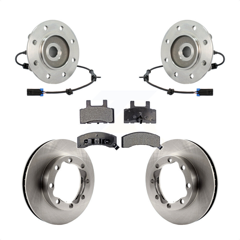 Transit Auto KBB-105319 Wheel Bearing and Hub Assembly for 1988-2000 Chevrolet K3500, Chevrolet Tahoe, Chevrolet K1500 Suburban & more - Front product image