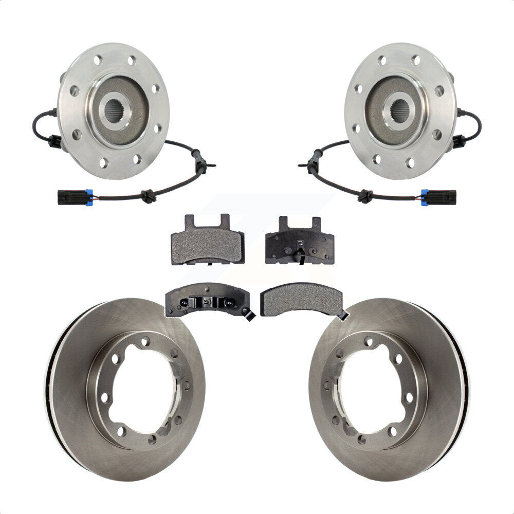 Transit Auto KBB-105320 Wheel Bearing and Hub Assembly for 1995-2000 Chevrolet K3500, GMC K3500 - Front product image