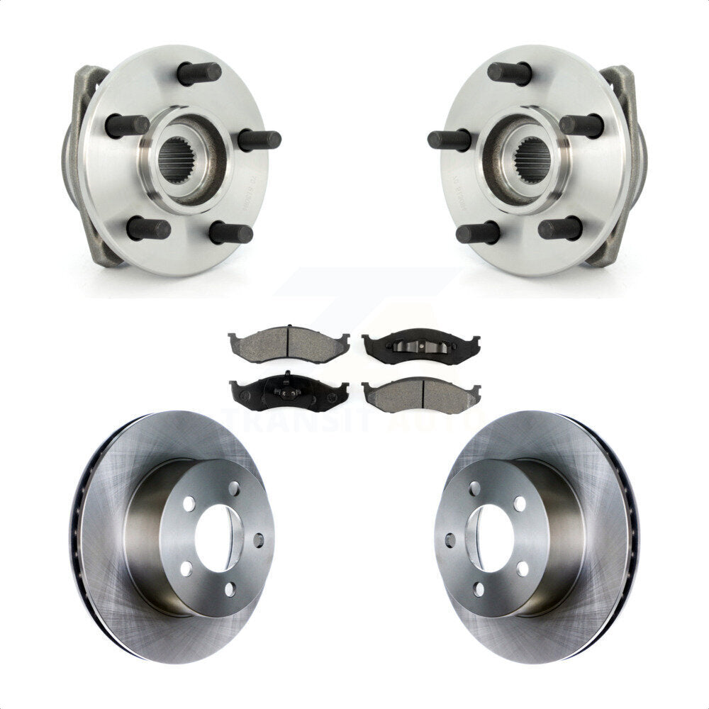 Transit Auto KBB-105502 Wheel Bearing and Hub Assembly for 1990-1999 Jeep TJ, Jeep Cherokee, Jeep Wrangler & more - Front product image