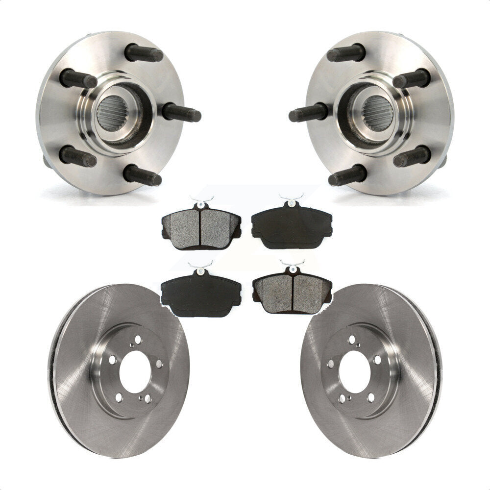 Transit Auto KBB-105512 Wheel Bearing and Hub Assembly for 1995-2007 Ford Taurus, Mercury Sable, Lincoln Continental - Front product image