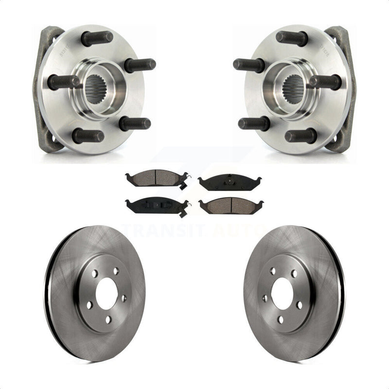Transit Auto KBB-105517 Wheel Bearing and Hub Assembly for 1995-2000 Plymouth Breeze, Chrysler Sebring, Chrysler Cirrus & more - Front product image