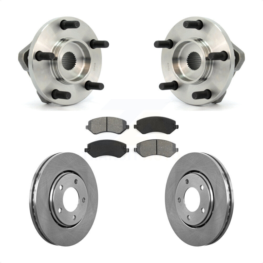 Transit Auto KBB-105536 Wheel Bearing and Hub Assembly for 2001-2007 Dodge Caravan, Chrysler Town & Country, Chrysler Voyager & more - Front product image