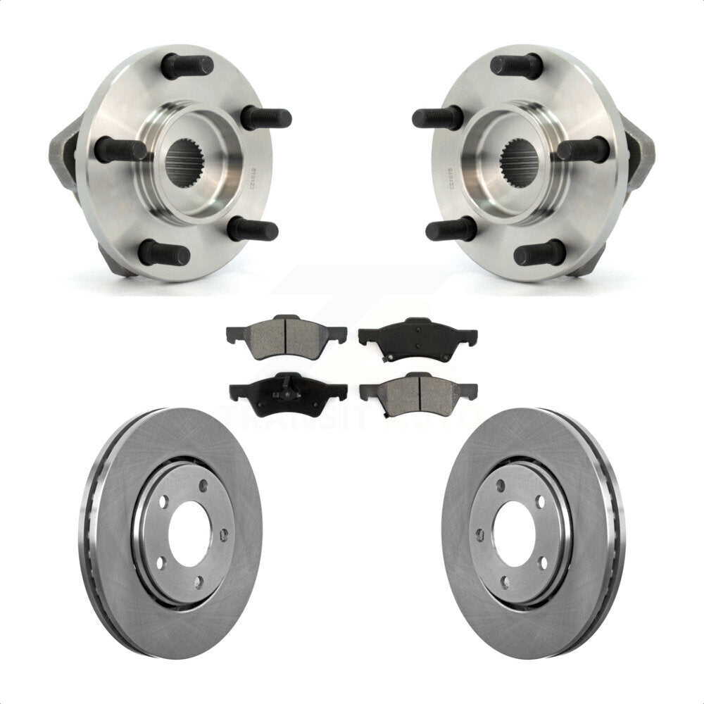Transit Auto KBB-105537 Wheel Bearing and Hub Assembly for 2002-2004 Dodge Caravan, Chrysler Voyager - Front product image
