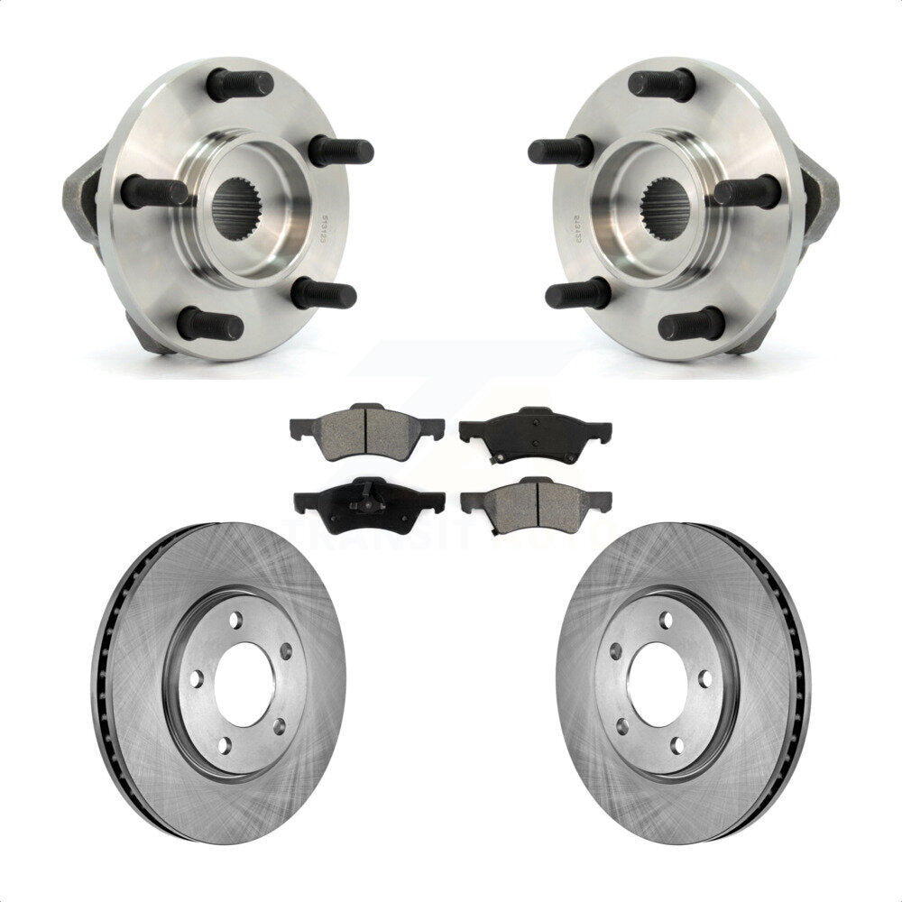 Transit Auto KBB-105539 Wheel Bearing and Hub Assembly for 2001-2007 Dodge Grand Caravan, Chrysler Town & Country, Dodge Caravan - Front product image