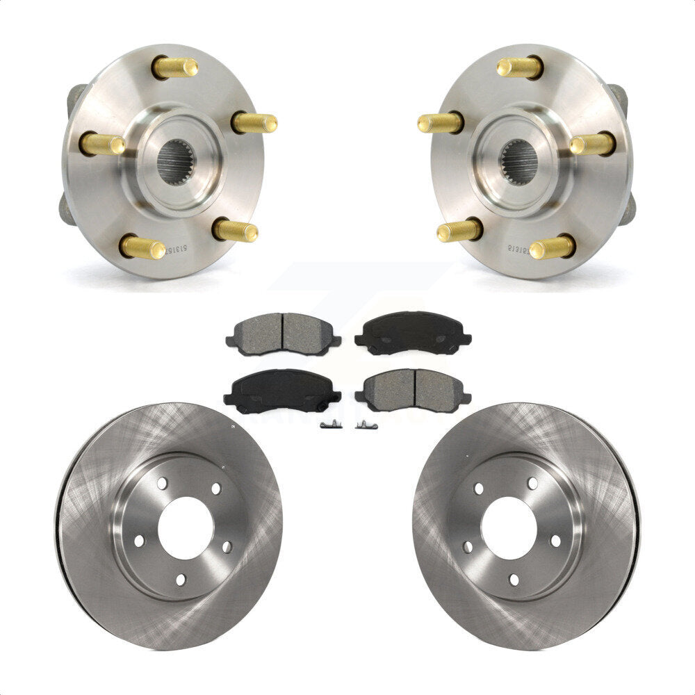 Transit Auto KBB-105549 Wheel Bearing and Hub Assembly for 2001-2006 Mitsubishi Galant, Mitsubishi Eclipse, Chrysler Sebring & more - Front product image