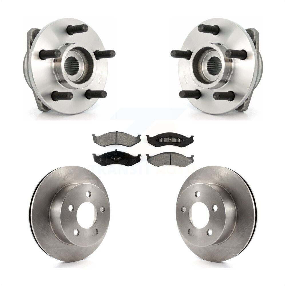 Transit Auto KBB-105553 Wheel Bearing and Hub Assembly for 2000-2006 Jeep Cherokee, Jeep TJ, Jeep Wrangler - Front product image