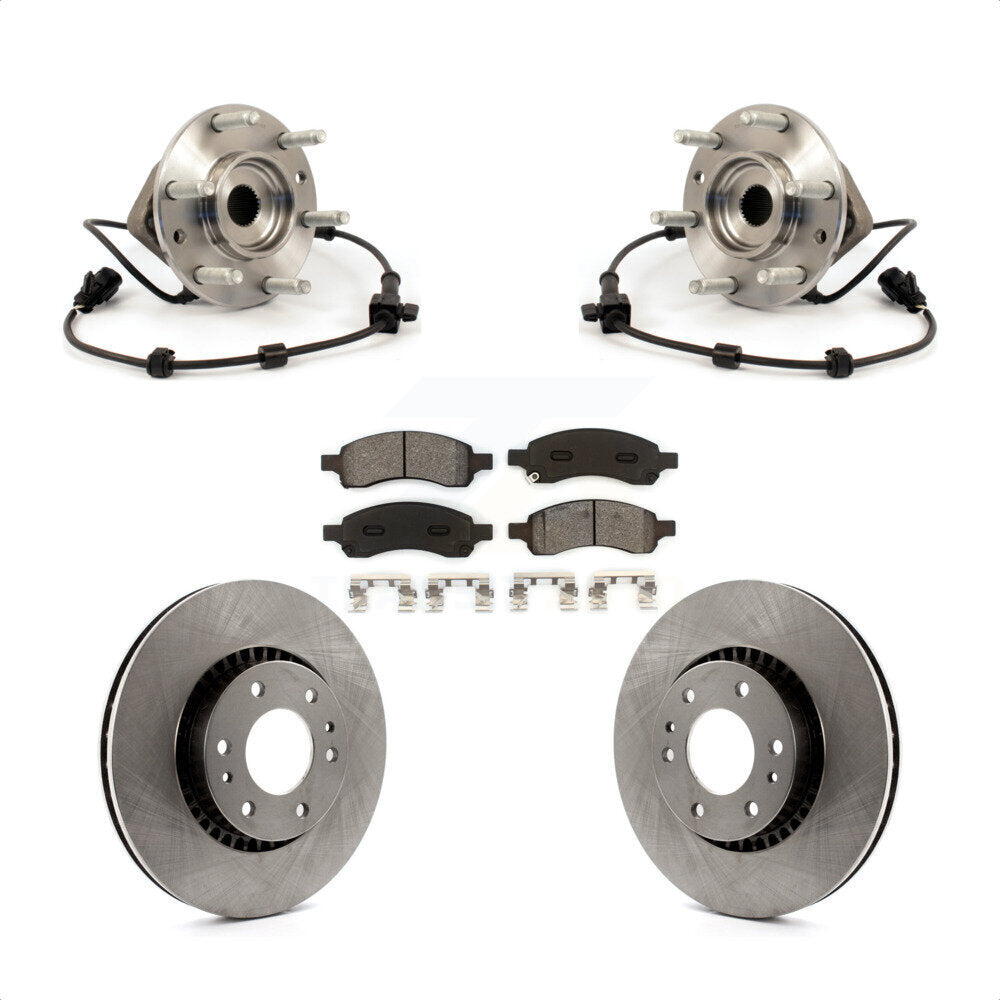 Transit Auto KBB-105577 Wheel Bearing and Hub Assembly for 2006-2009 GMC Envoy, Saab 9-7x, Buick Rainier & more - Front product image