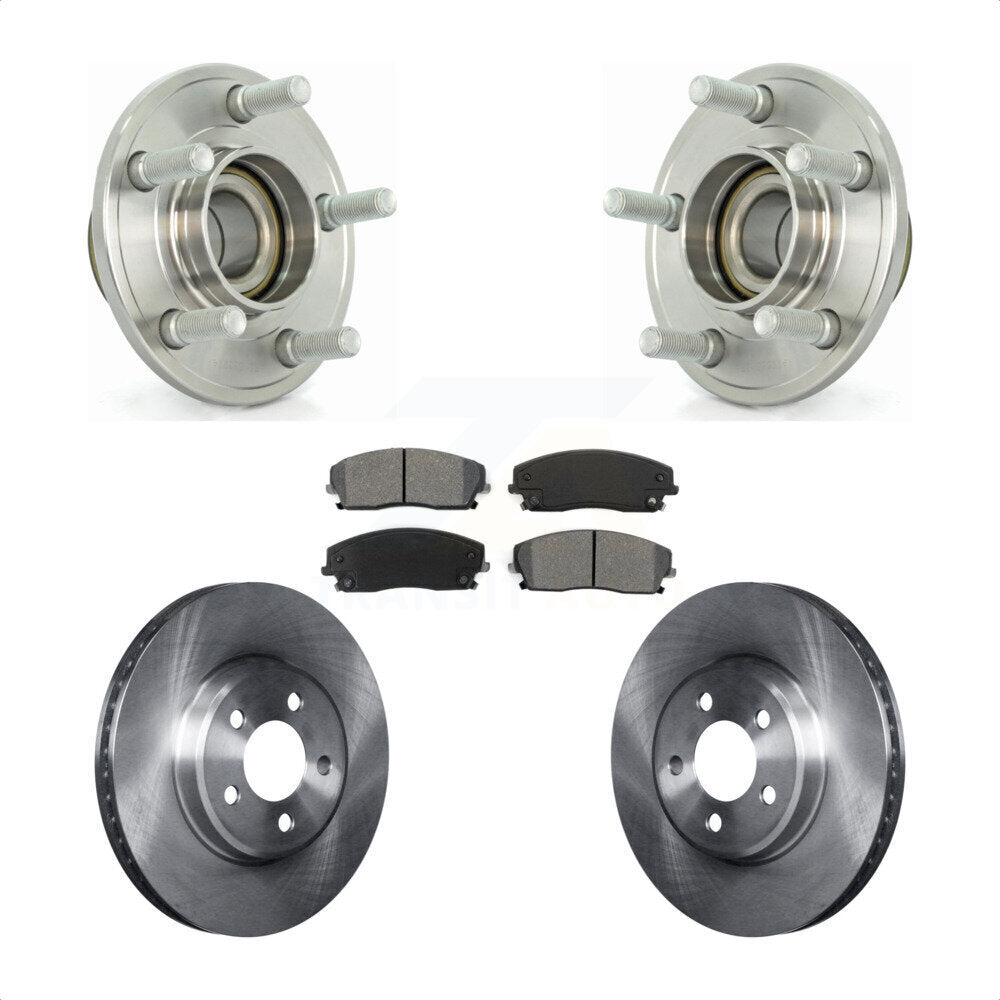Transit Auto KBB-105642 Wheel Bearing and Hub Assembly for 2005-2014 Chrysler 300, Dodge Charger, Dodge Challenger & more - Front product image